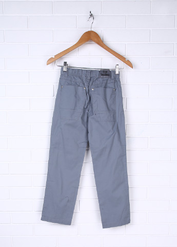 Серые кэжуал демисезонные брюки со средней талией Boboli
