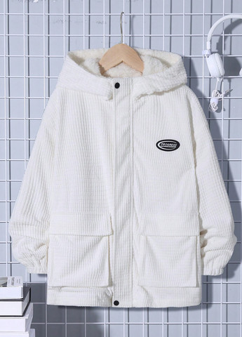 Біла демісезонна куртка SHEIN