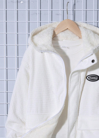 Біла демісезонна куртка SHEIN