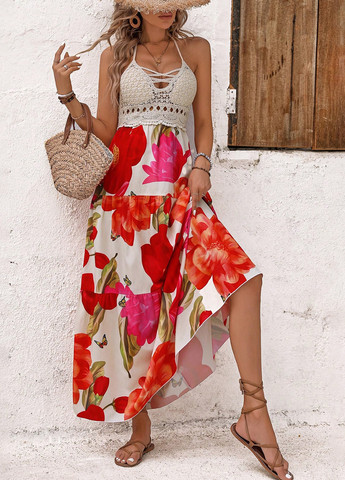 Летний женский сарафан SHEIN колор блок