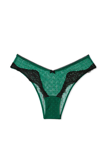 Зеленый демисезонный комплект (корсет, трусики) Victoria's Secret