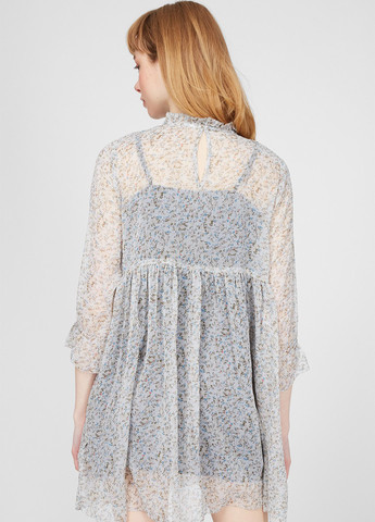 Молочна кежуал сукня кльош Pepe Jeans з квітковим принтом