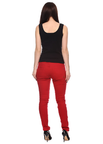 Красные кэжуал демисезонные брюки Element
