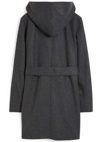 Темно-сіре демісезонне Пальто однобортне C&A