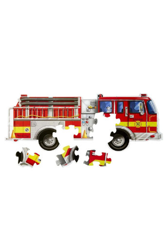 Пазл Мега "Велика пожежна машина", 24 елементи (MD10436) Melissa&Doug (249984617)
