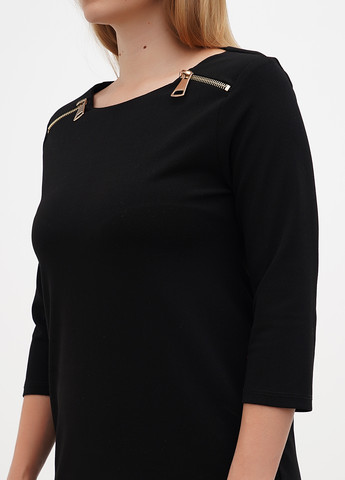 Черное кэжуал платье Artigli однотонное