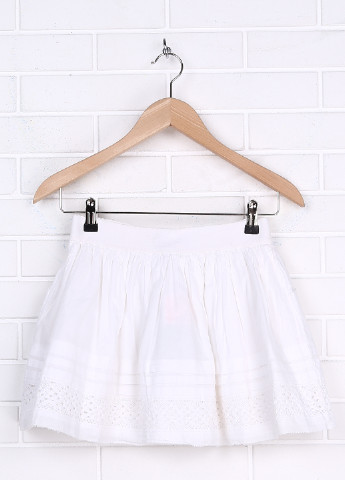 Белая кэжуал однотонная юбка Juicy Couture мини