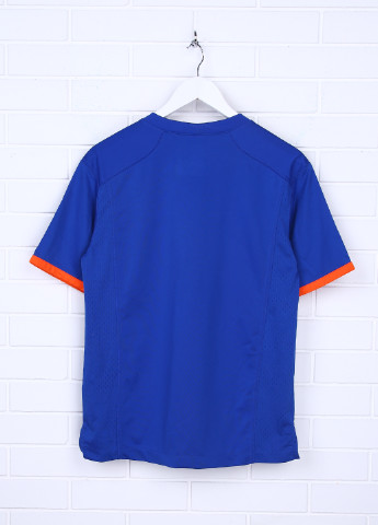 Синяя летняя футболка с коротким рукавом Nike