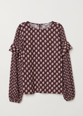 Темно-фіолетова демісезонна блуза H&M