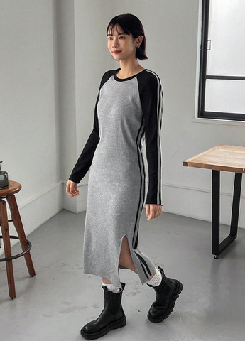 Комбінована спортивна, кежуал сукня SHEIN колор блок