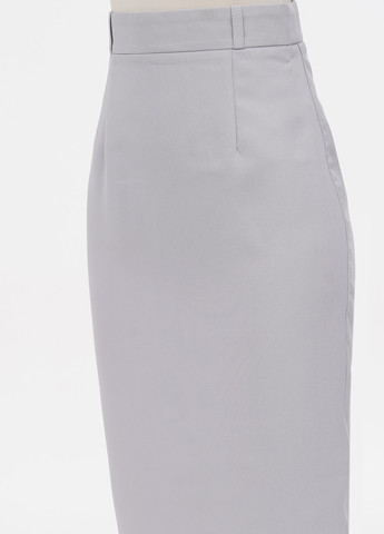 Светло-серая кэжуал однотонная юбка Rebecca Tatti карандаш