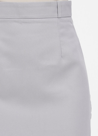 Светло-серая кэжуал однотонная юбка Rebecca Tatti карандаш
