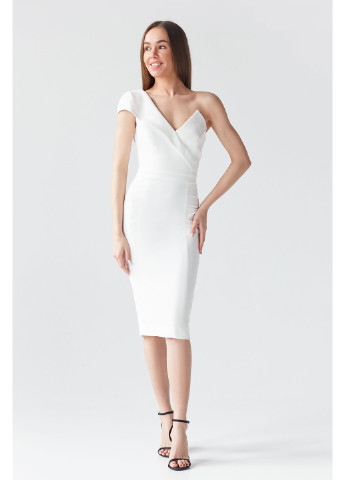 Білий вечірня сукня BYURSE однотонна