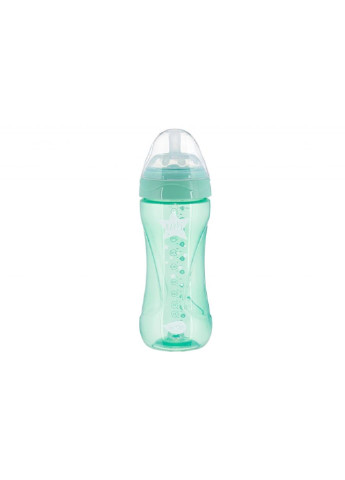 Пляшечка для годування Mimic Cool 330 мл зелена Nuvita (252242310)