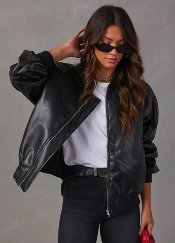 Бомбер SHEIN на молнии (343315968)