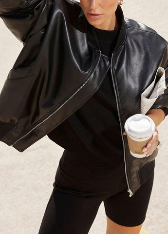 Бомбер SHEIN на молнии (343315968)