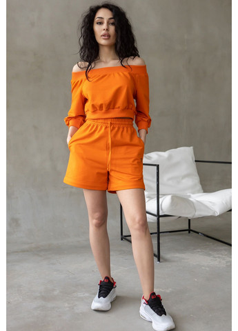 Оранжевая демисезонная блуза TOTALFIT