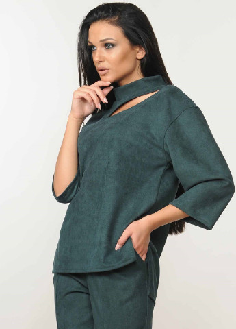 Темно-зелена блуза рі марі роу бл 30.1-74 / 18 смарагд Ри Мари