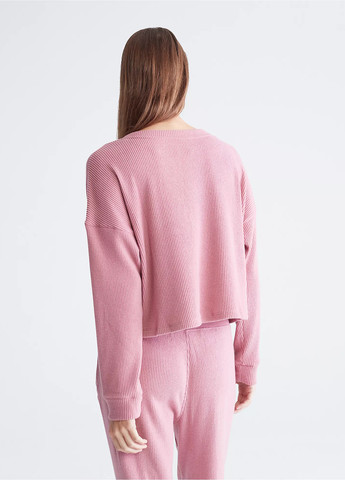 Розовый демисезонный пуловер пуловер Calvin Klein