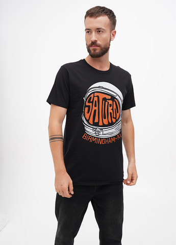 Черная футболка Hanes