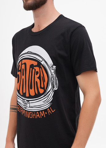 Черная футболка Hanes