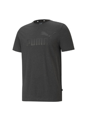 Сіра футболка essentials heather men's tee Puma