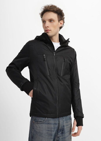 Чорна демісезонна куртка Braska V-1/301