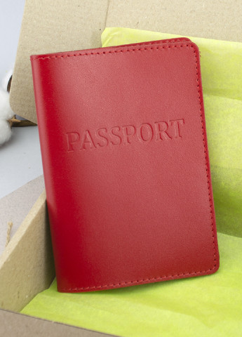 Подарочный женский набор №56: обложка на паспорт + портмоне HC0042 (красный) HandyCover (242170177)