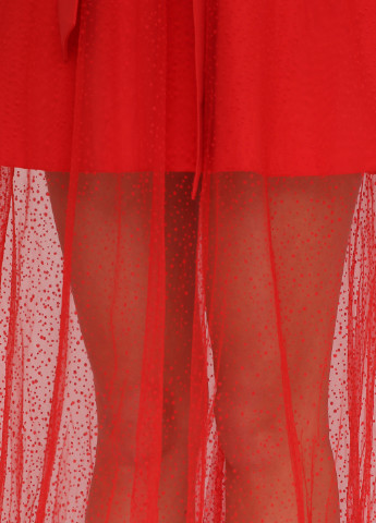 Червона вечірня плаття, сукня Olga Shyrai for PUBLIC&PRIVATE однотонна