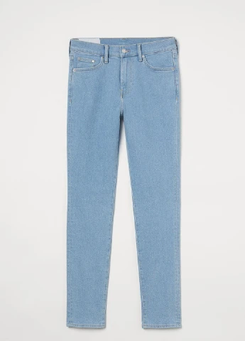Голубые демисезонные джинсы H&M