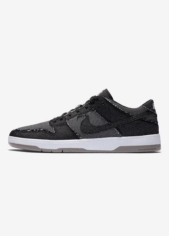 Кроссовки 877063-002 Nike MEDICOM X SB DUNK LOW ELITE BLACK чёрно-белые демисезоны (317229306)