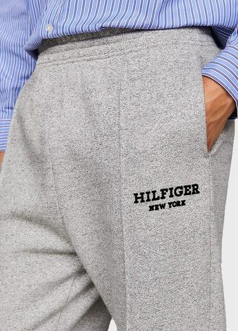 Серые спортивные демисезонные джоггеры брюки Tommy Hilfiger