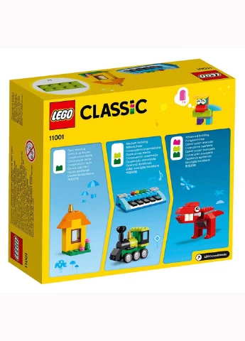Конструктор LEGO Classic Кубики и идеи 123 детали (158429010)