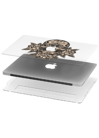 Чохол пластиковий для Apple MacBook Pro 13 A1706 / A1708 / A1989 / A2159 / A1988 Череп (Skull) (9648-1763) MobiPrint (218528598)