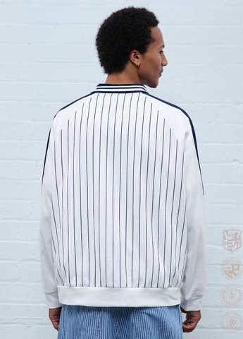 Белый свитшот SHEIN рисунок без декора (324037377)