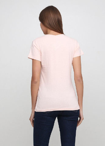 Розовая летняя футболка Tenkie