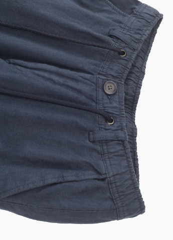 Темно-синие кэжуал летние брюки CLUB JU