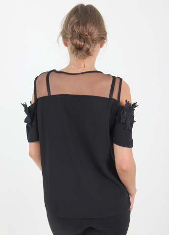 Чорна літня блуза Ladies Fasfion