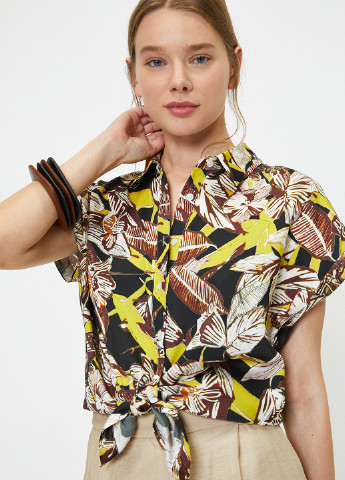 Комбінована літня блузка KOTON