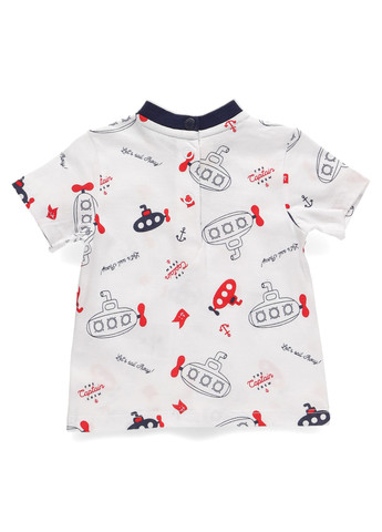 Белая летняя футболка Chicco