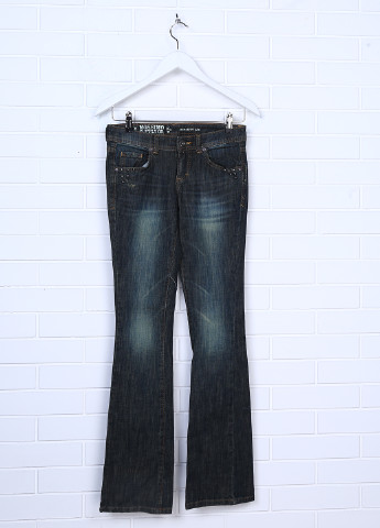Темно-синие демисезонные клеш джинсы Mossimo Supply Co