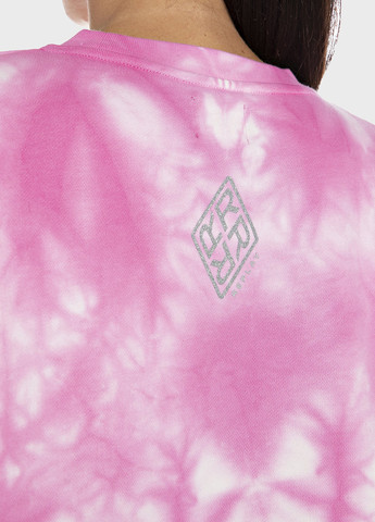 Рожевий світшот Replay тай-дай без декору (306993564)