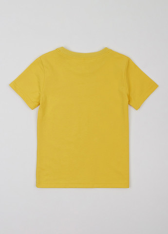 Желтая летняя футболка Garnamama