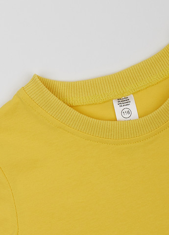 Желтая летняя футболка Garnamama