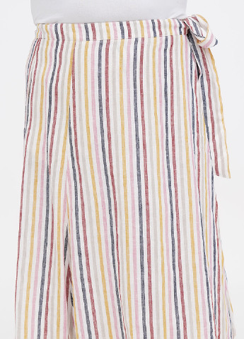 Разноцветная кэжуал в полоску юбка Boden клешированная, на запах