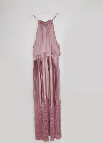 Розовое вечернее платье Little Mistress однотонное