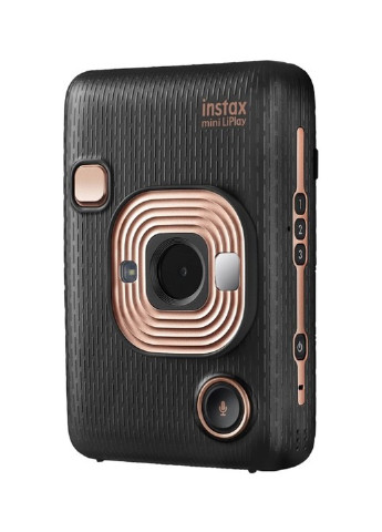 Фотокамера моментальной печати INSTAX Mini LiPlay Elegant Black Fujifilm моментальной печати instax mini liplay elegant black (151241169)