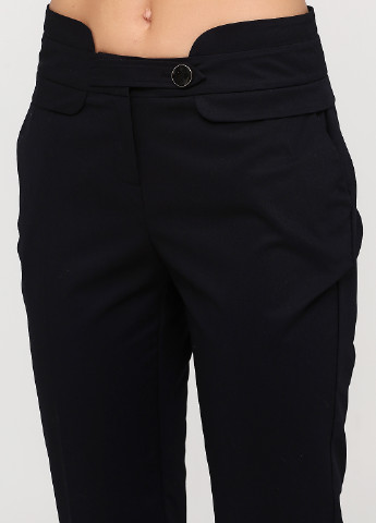 Темно-синие кэжуал демисезонные зауженные брюки Kookai