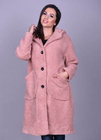 Розовое демисезонное Пальто Grand Style