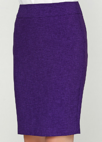 Фиолетовая офисная однотонная юбка Jhiva карандаш